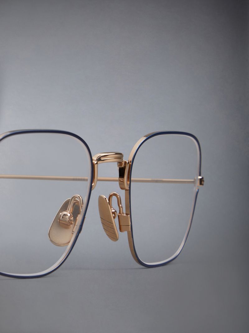 Titanium Square Eyeglasses