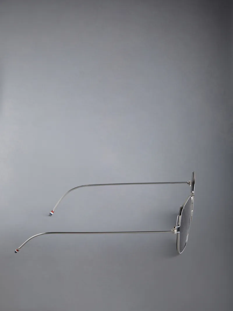 Titanium Square Sunglasses Thom Browne