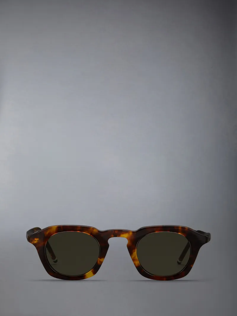 Tortoise Acetate Oval Sunglasses