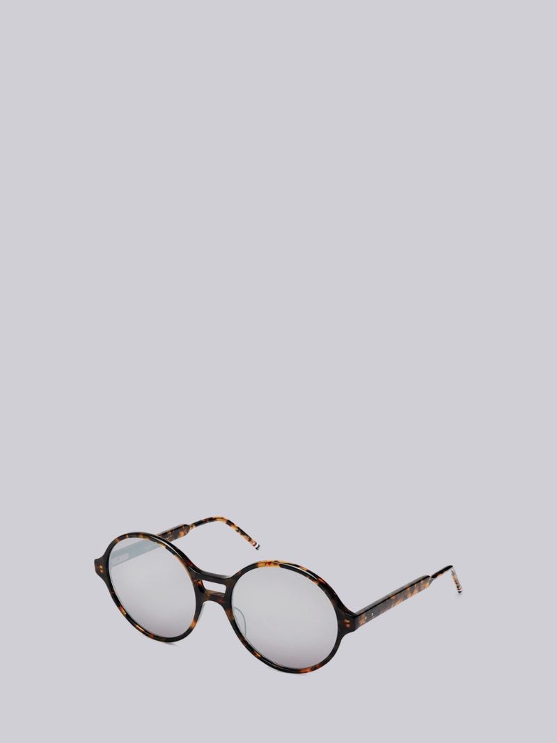 Tortoise Round Sunglasses