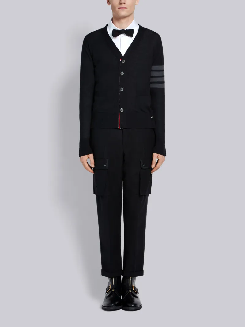 thom browne v neck cardigan