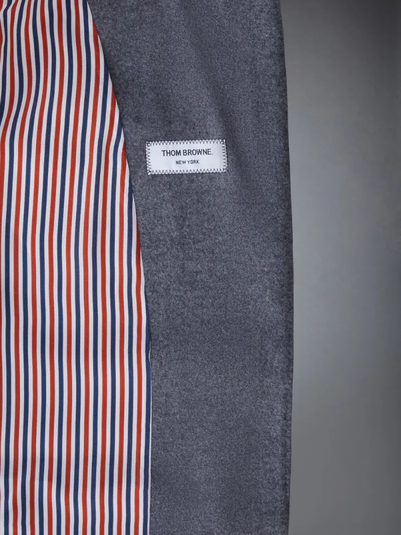 Flannel Rope Shoulder Oversized Classic Sport Coat Dress Thom Browne