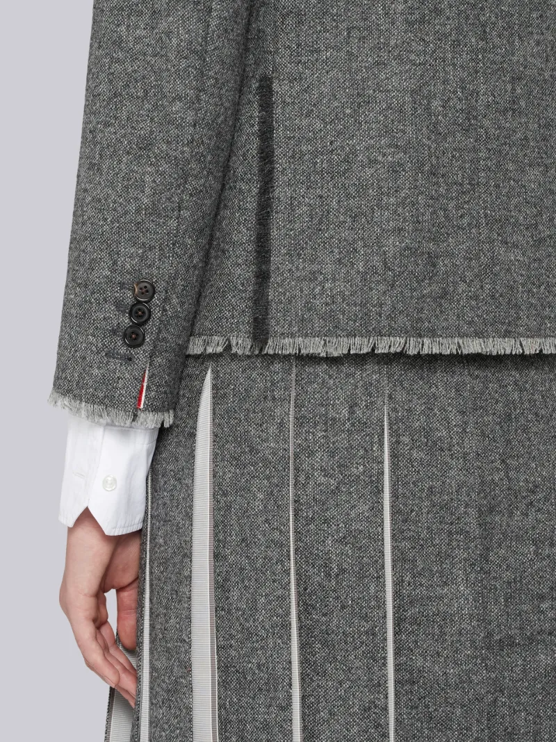 frayed-edge sports jacket