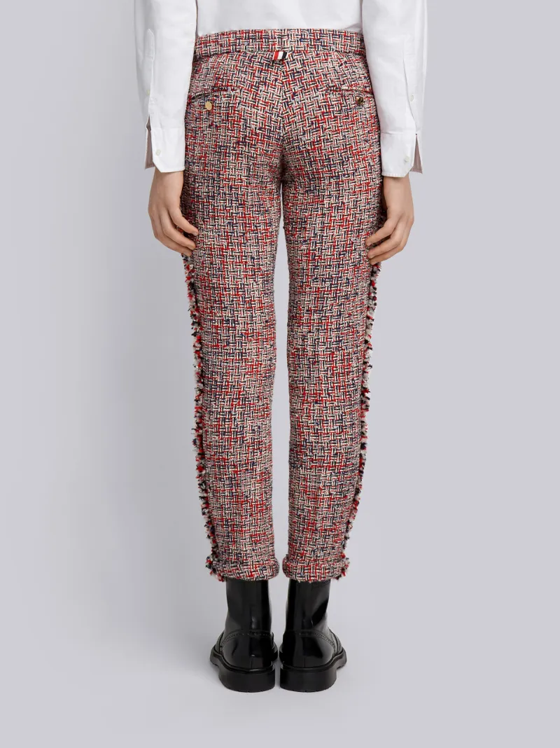 tweed skinny trousers