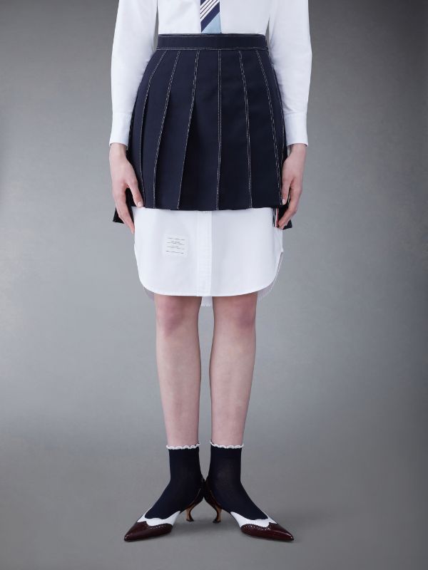 Fresco Mini Pleated Skirt