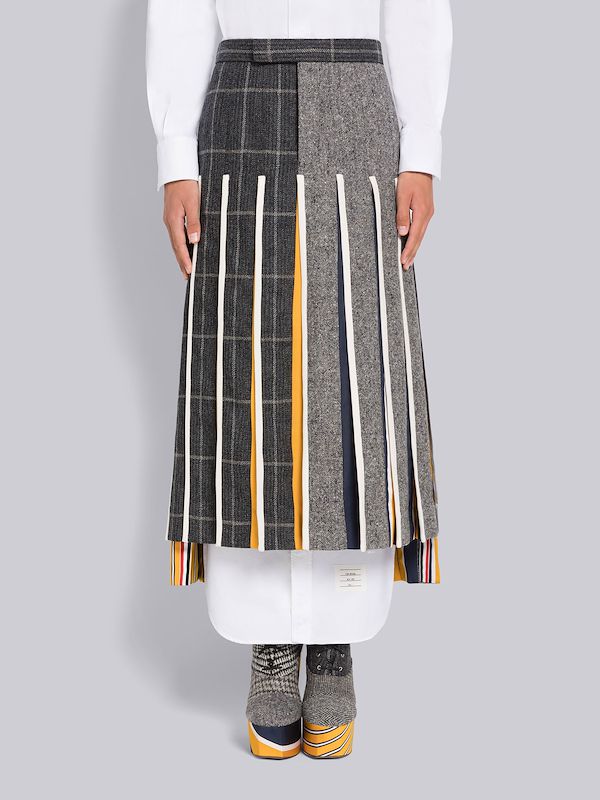 Fun-Mix Ankle Length Classic Backstrap Skirt