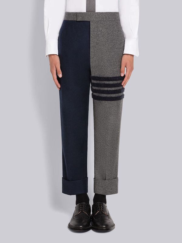 Fun-Mix Felted Yarn 4-Bar Low Rise Trouser