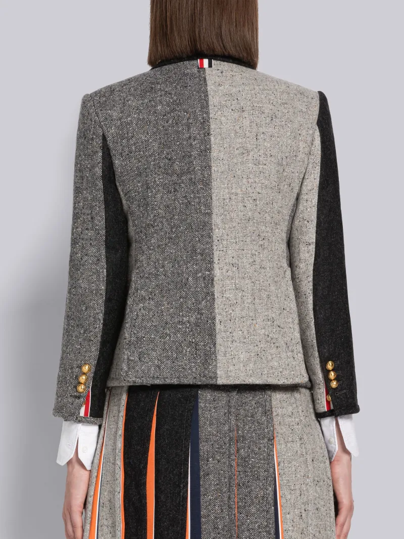 Fun-Mix Solid Donegal High Armhole Sport Coat