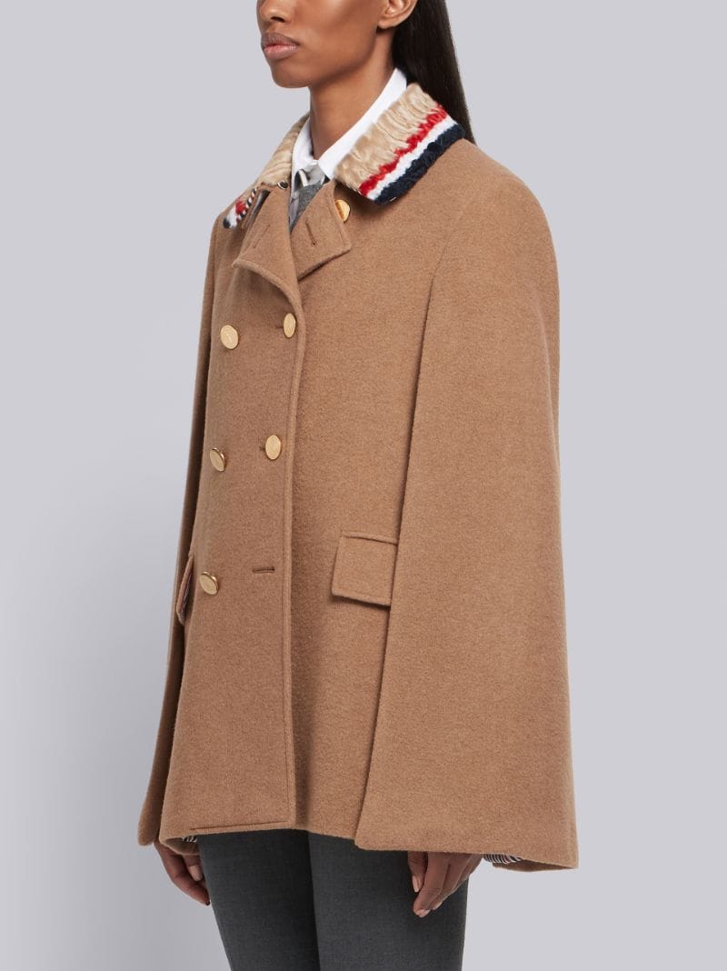 Cape discount collar coat