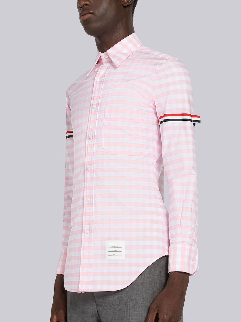 Gingham Oxford Armband Classic Shirt