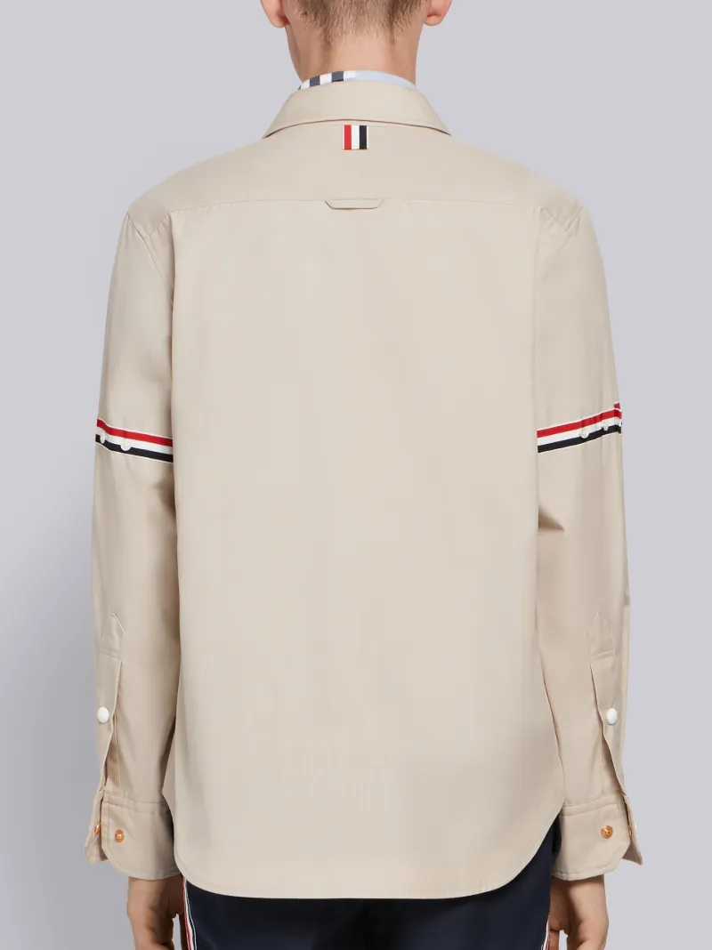 Grosgrain Armband Shirt Jacket