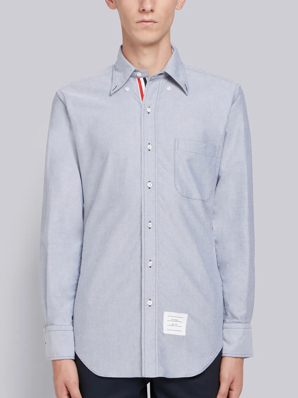 Grosgrain Placket Oxford Shirt | Thom Browne