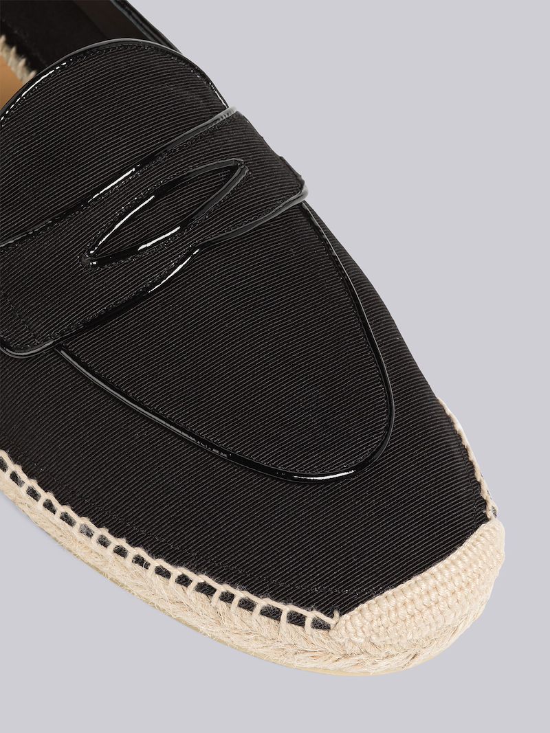 Grosgrain Varsity Penny Loafer Espadrille