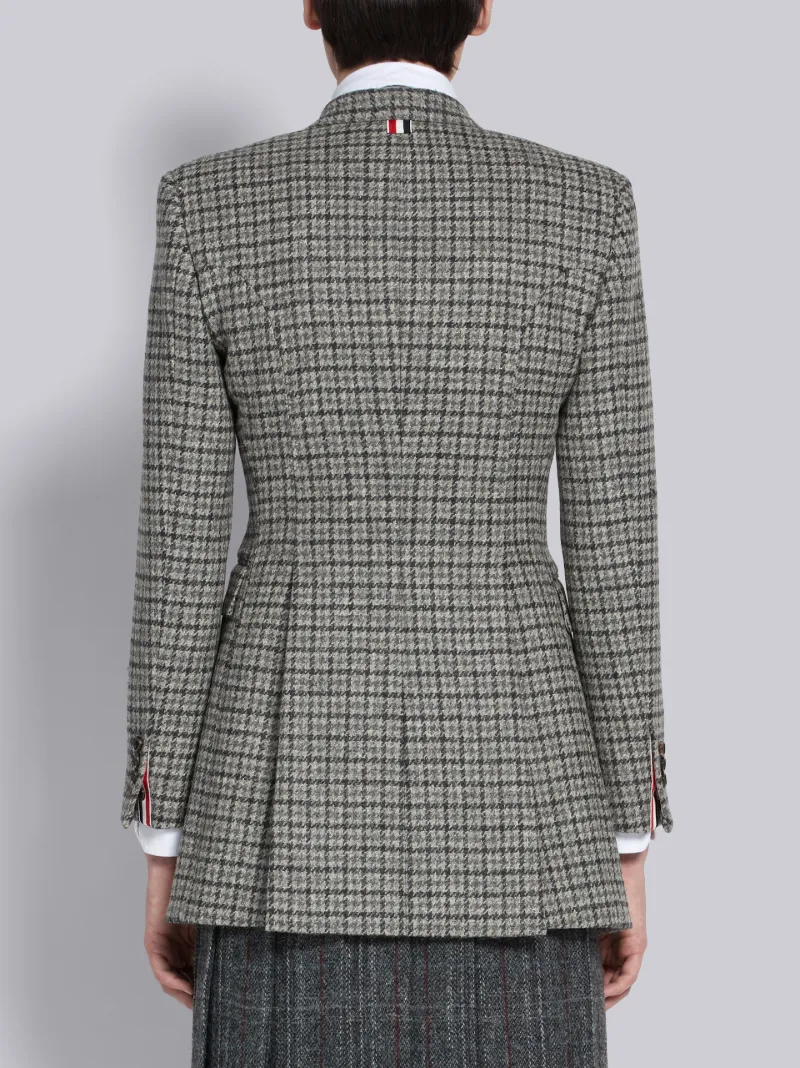 Shetland Wool Blazer - Houndstooth