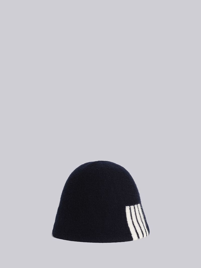Hairy Silk Cashmere 4-Bar Bucket Hat
