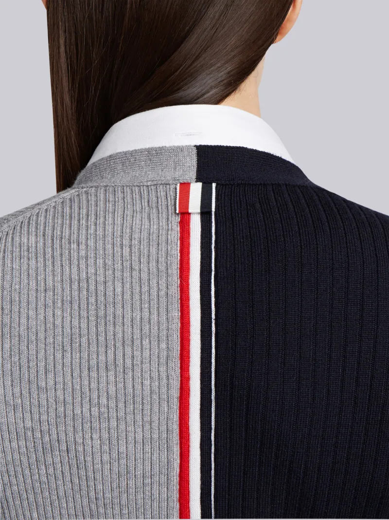 Thom browne half 2024 and half cardigan