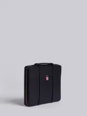 Handle Zip Top Artist Folio In Pebble Grain
