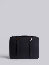 Handle Zip Top Artist Folio In Pebble Grain