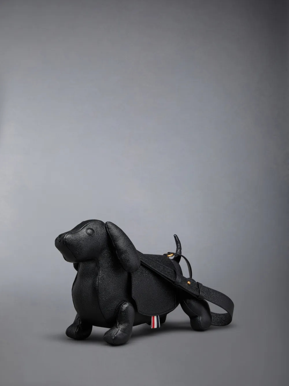 Hector Baguette Bag in Pebble Grain | Thom Browne