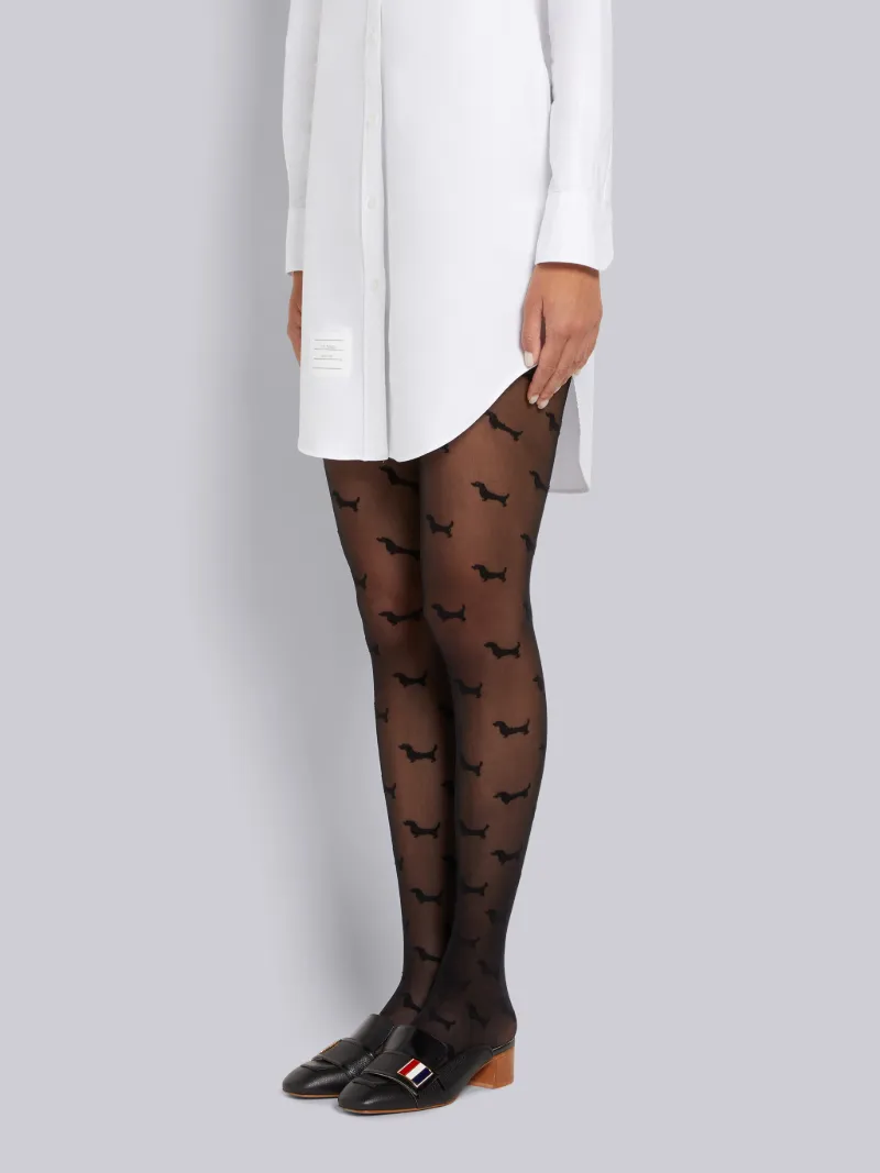 Hector-motif tights | Thom Browne Official