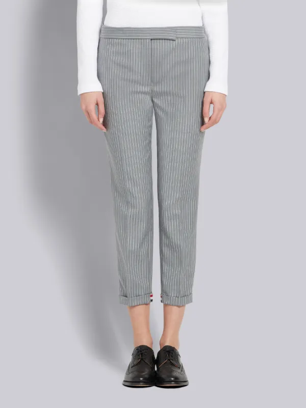 skinny pinstripe trousers womens