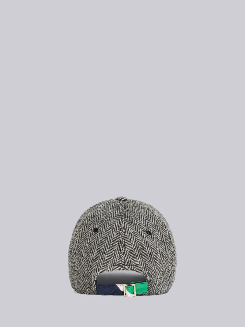 Herringbone 6-Panel Baseball Cap