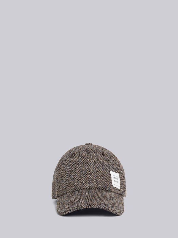 Herringbone 6-Panel Baseball Cap