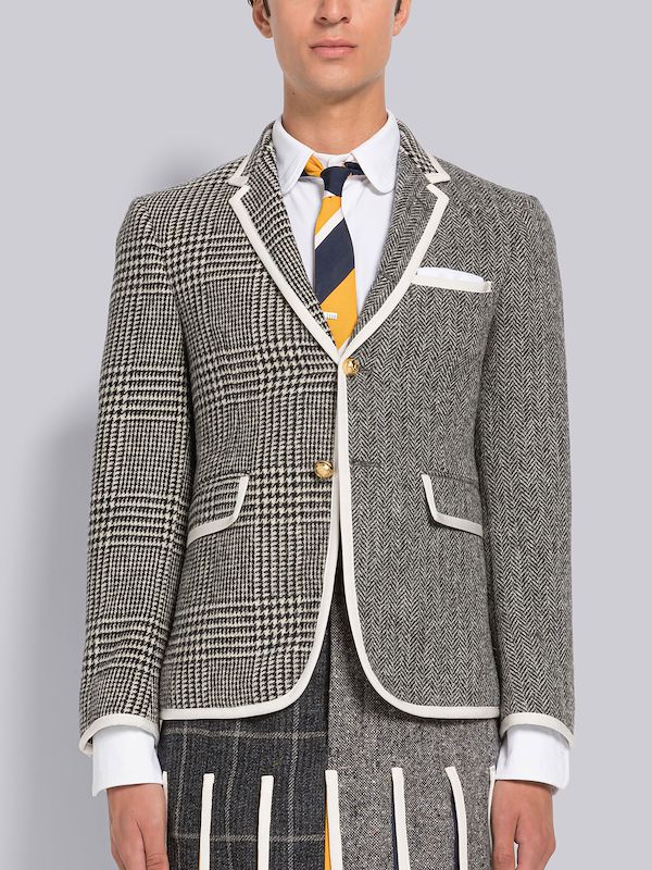 Herringbone Harris Tweed Classic Sport Coat
