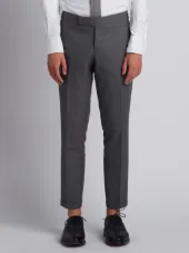 High-Armhole Plain Weave Suit in Super 120s Wool
