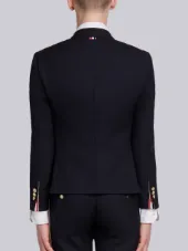 High Armhole Single Breasted Sport Coat In 2 Ply Fresco