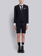 High Armhole Single Breasted Sport Coat In 2 Ply Fresco