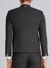 High Armhole Suit With Tie And Low Rise Skinny Trouser In 2ply Fresco