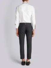 High Armhole Suit With Tie And Low Rise Skinny Trouser In 2ply Fresco
