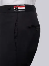 High Armhole Suit With Tie And Low Rise Skinny Trouser In Super 120’s Twill
