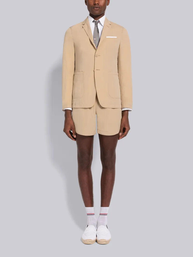 High Density Nylon Tech Rugby Short Thom Browne Official