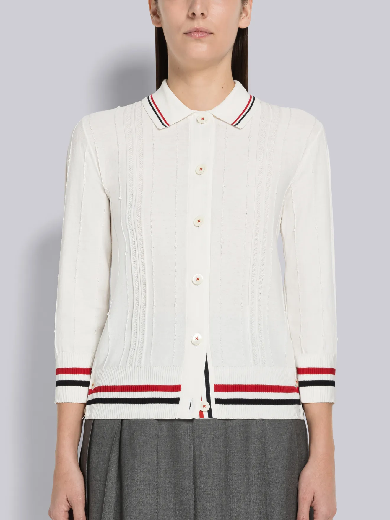 Cardigan in cricket sale