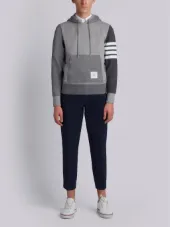 Hoodie Pullover With Tonal Fun Mix In Classic Loop Back With Engineered 4-Bar