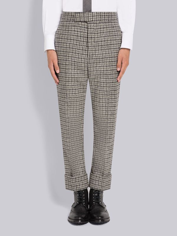 Houndstooth Check Classic Backstrap Trouser