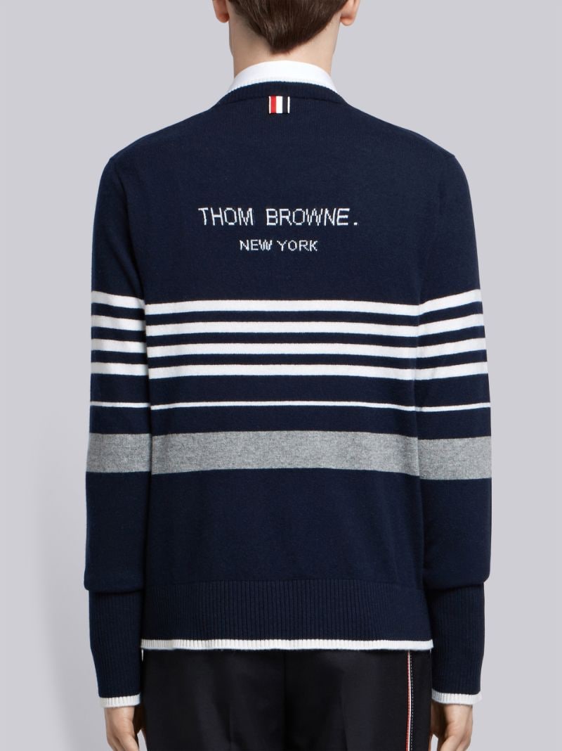 Thom browne outlet cashmere cardigan