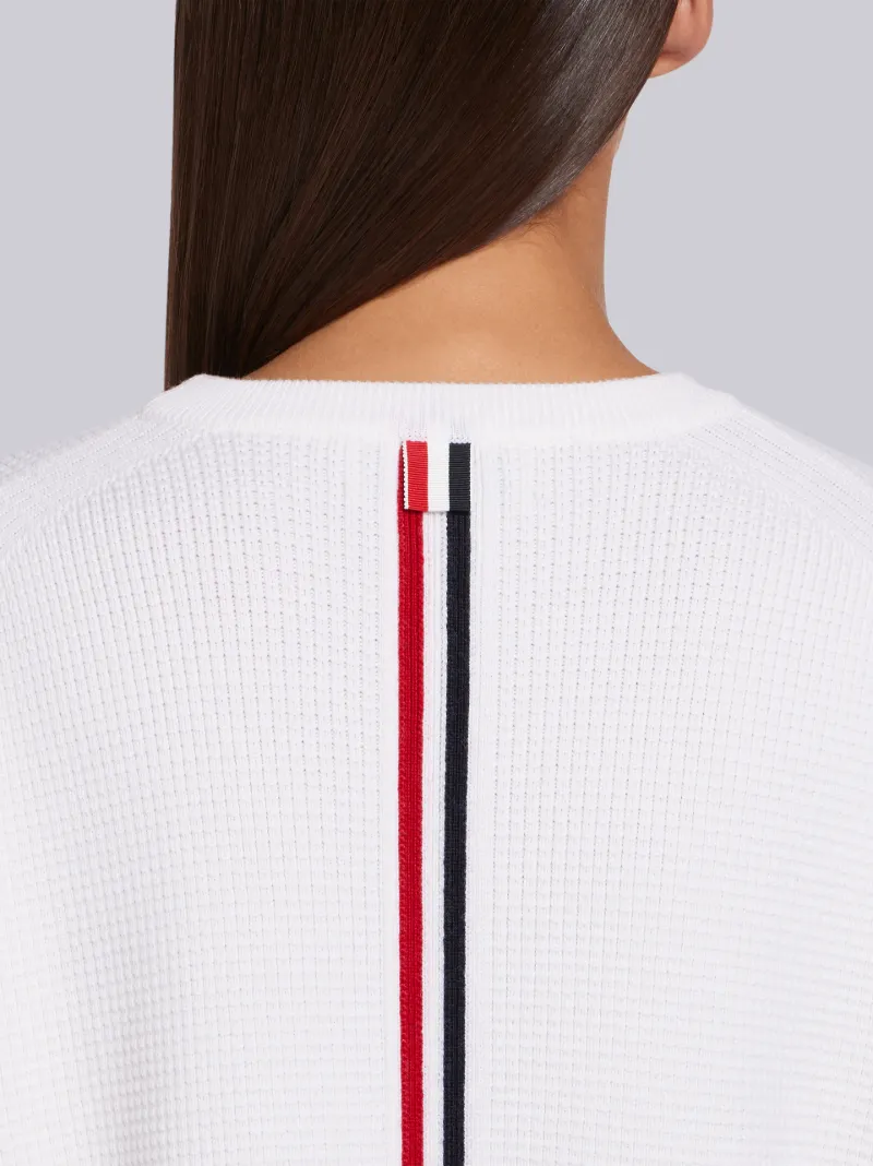 Intarsia Stripe Boxy Tee