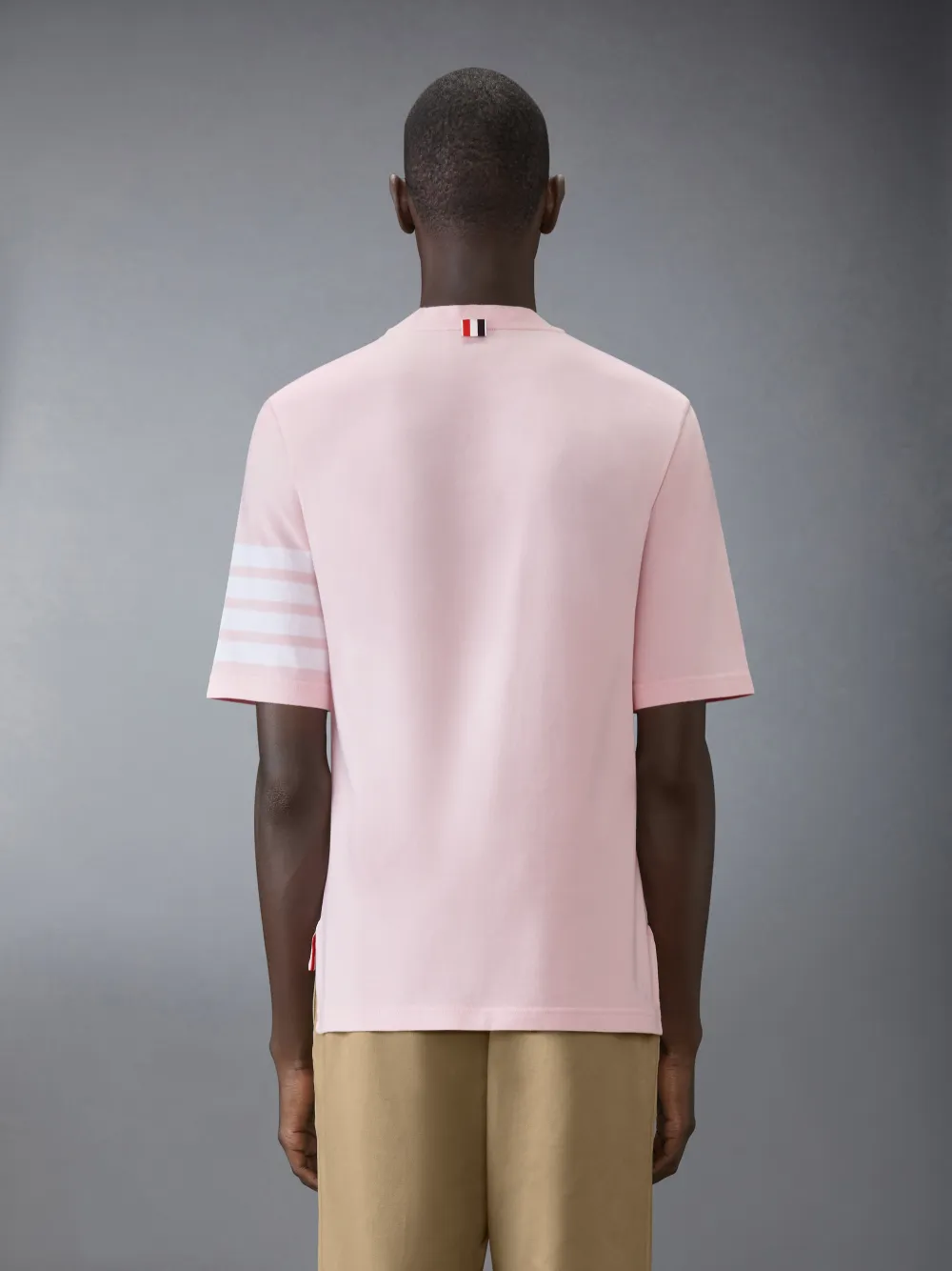 Jersey 4-Bar Short Sleeve Tee | Thom Browne