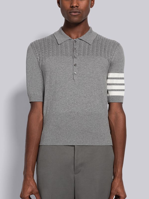 Jersey Stitch 4-Bar Short Sleeve Polo
