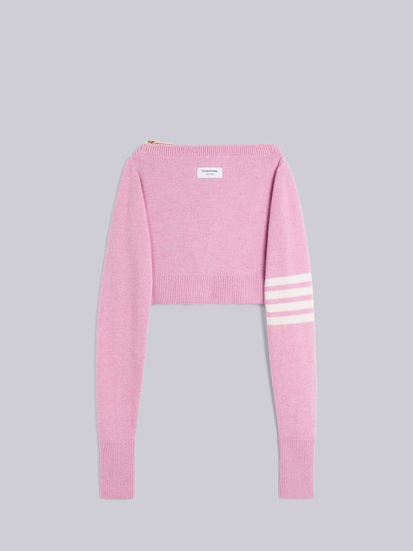 Jersey Stitch Merino Crew Neck Sweater Shell Bag