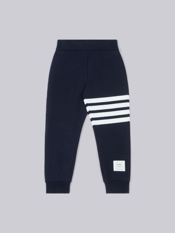 4-Bar Stripe cotton track pants