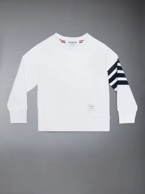 キッズ クラシック ピケ ポロシャツホワイト | Thom Browne 公式 