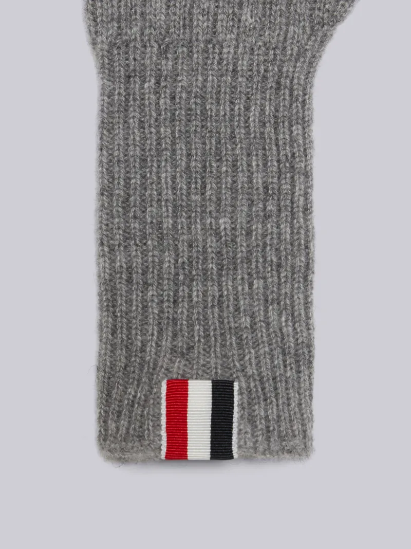 キッズ カシミア 4BAR 手袋グレー | Thom Browne 公式オンラインサイト