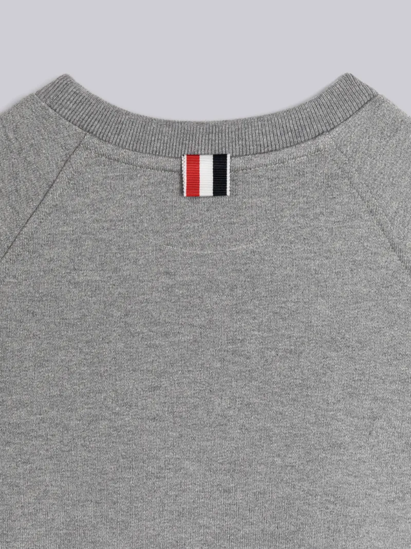 ループバック 4BAR ロブスター クルーネック スウェットシャツグレー  