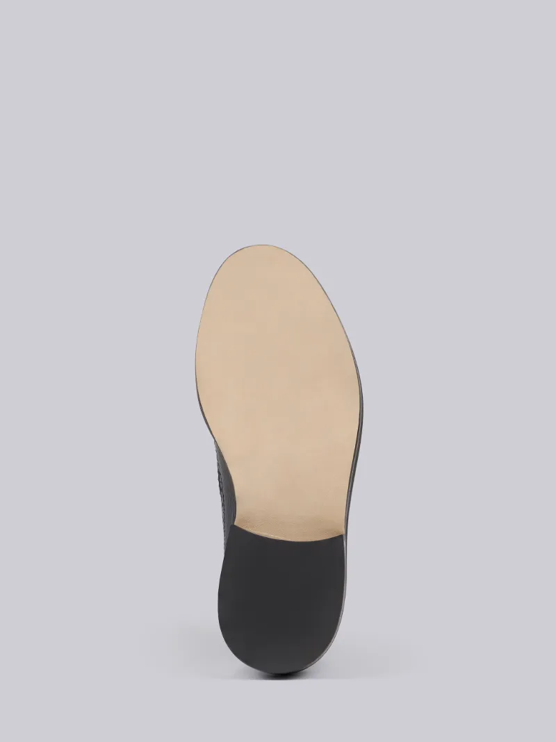 Black Pebbled Calfskin Classic Longwing Brogue