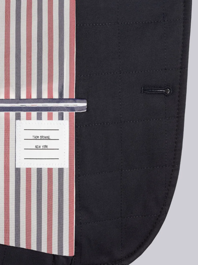 buttoned single-breasted blazer