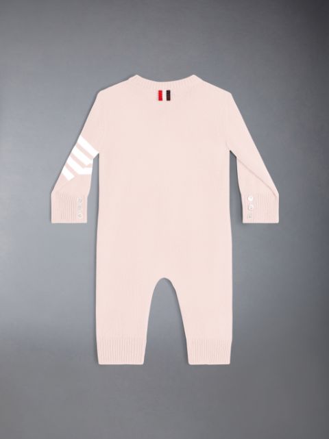 Cashmere 4-Bar Baby Onesie | Thom Browne